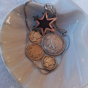 Gusterman Sterling Star Necklace